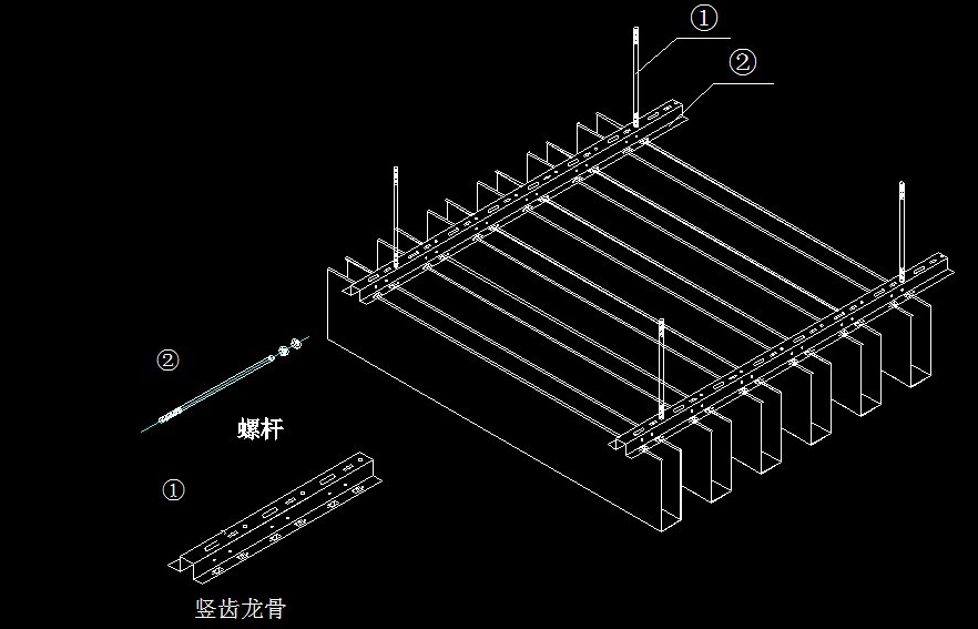 双曲面蜂窝铝板的加工与安装